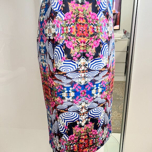 Milly For Kohl's Collection "Umbrella" Pencil Skirt SZ M - Picture 9 of 16